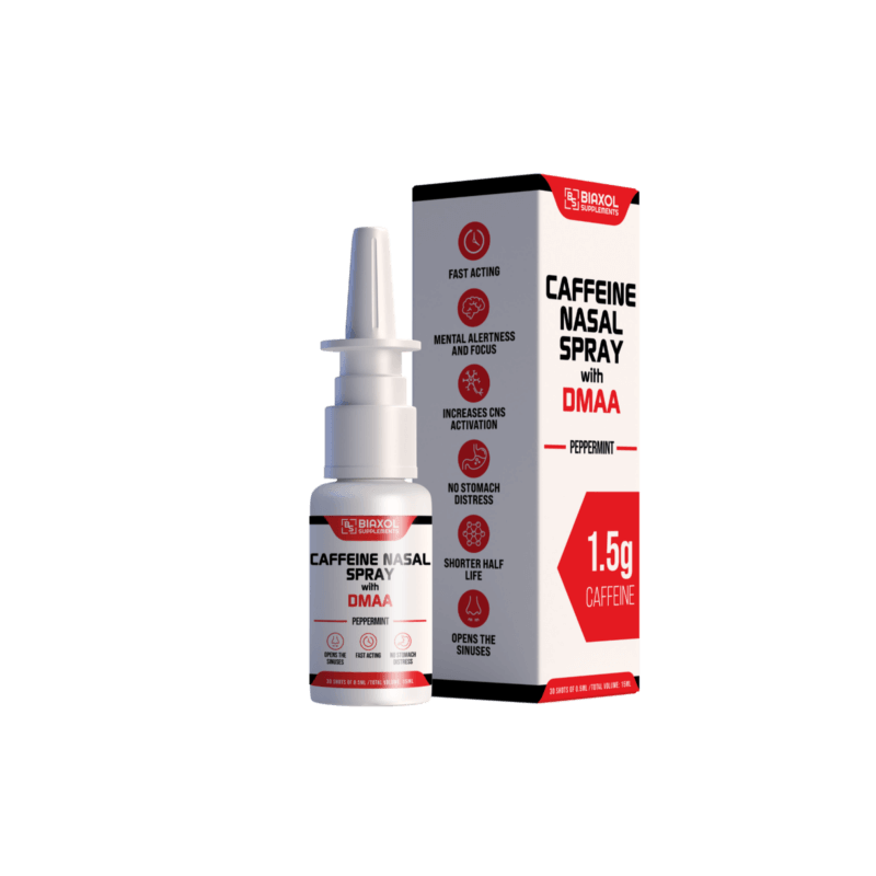 CAFFEINE NASAL SPRAY WITH DMAA IN BOTTLE