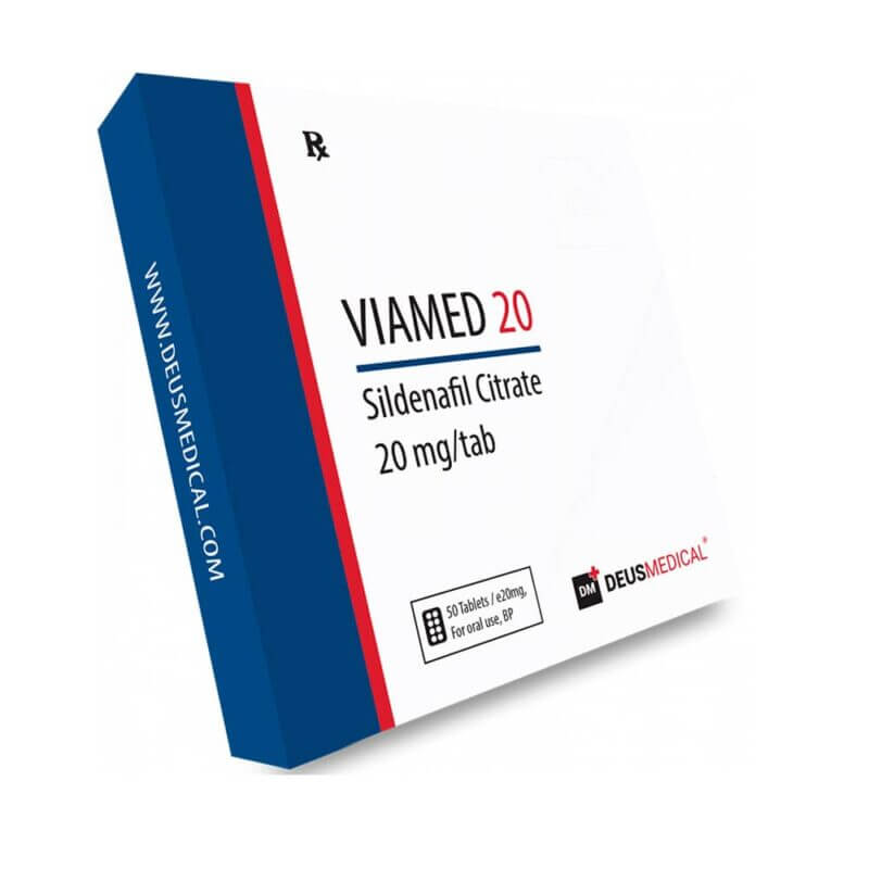 VIAMED 20 INHIBIDOR DE PDE5 EN TABLETAS