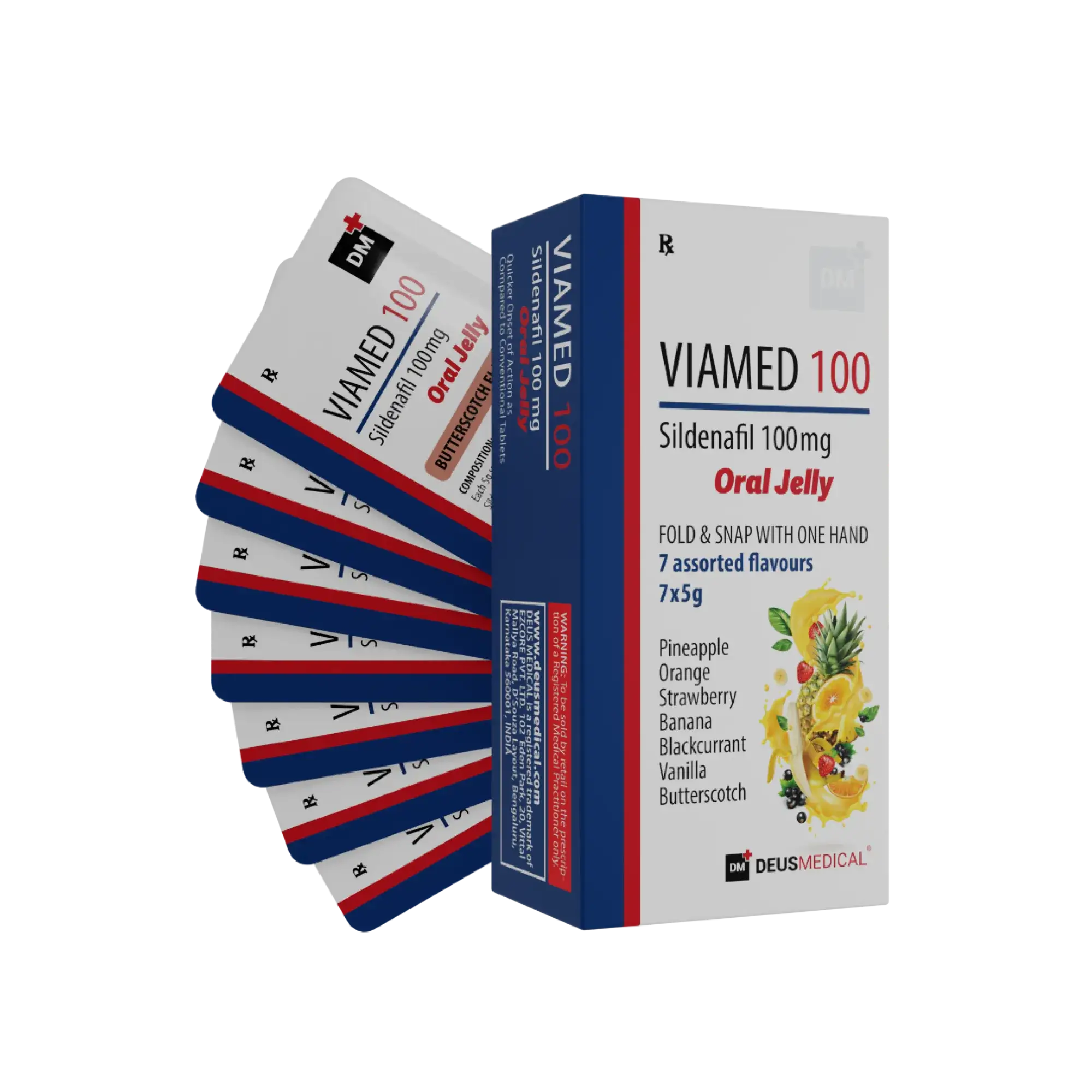 VIAMED 100 (SILDENAFILCITRAT) 100 MG ORALGElé - VIAGRA