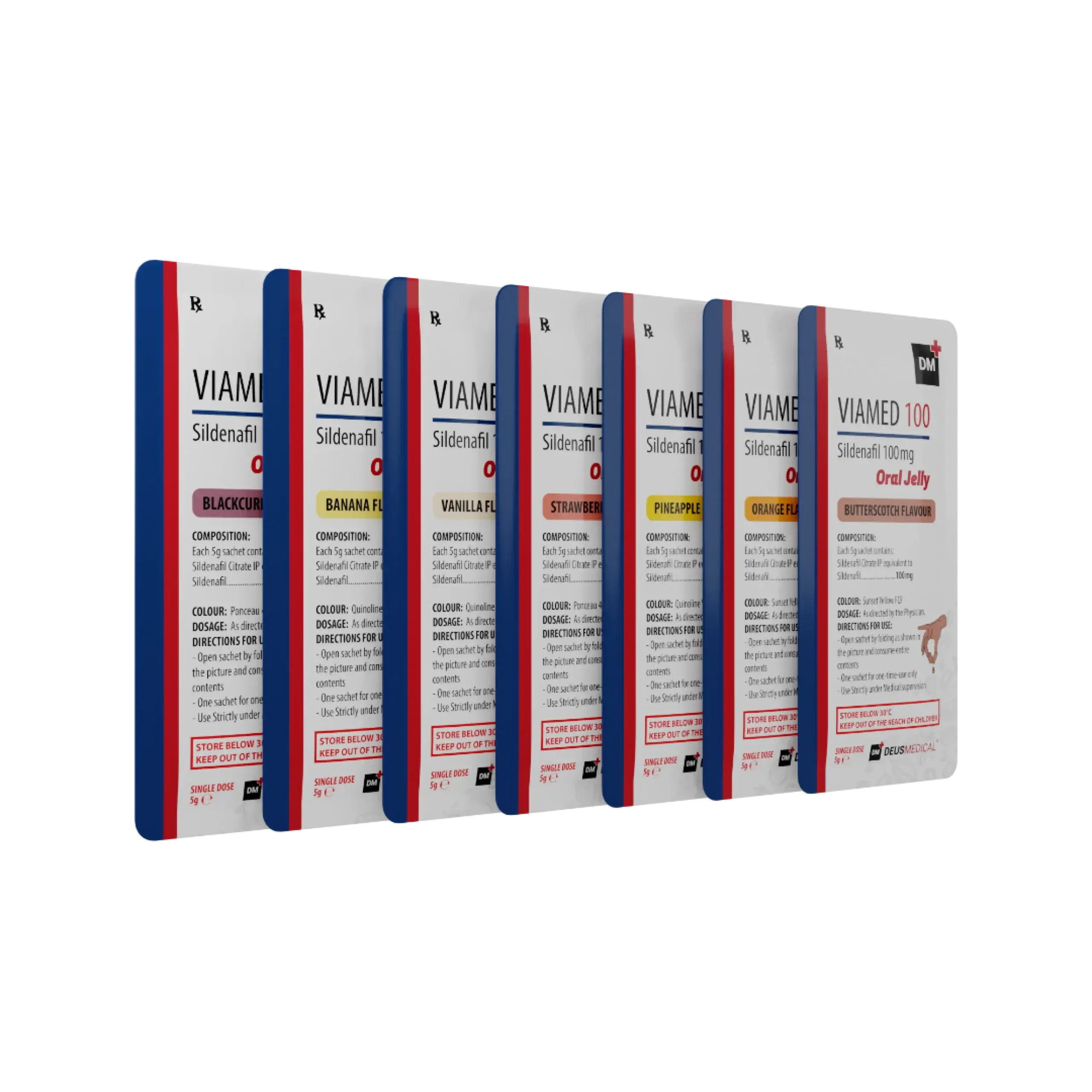 VIAMED 100 (SILDENAFILCITRAT) 100 MG ORALGElé - VIAGRA - Bild 2