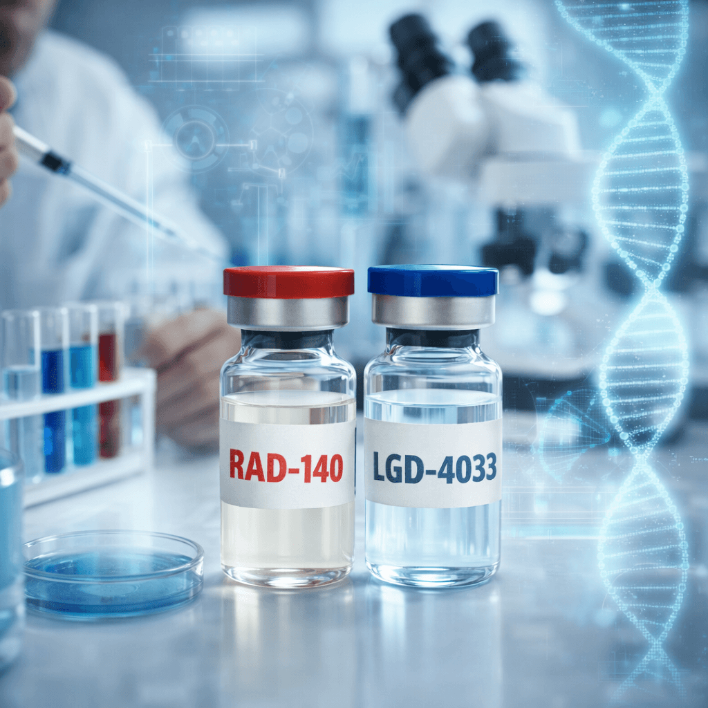 RAD-140 vs LGD-4033: лабораторное сравнение анаболической активности и профиля безопасности